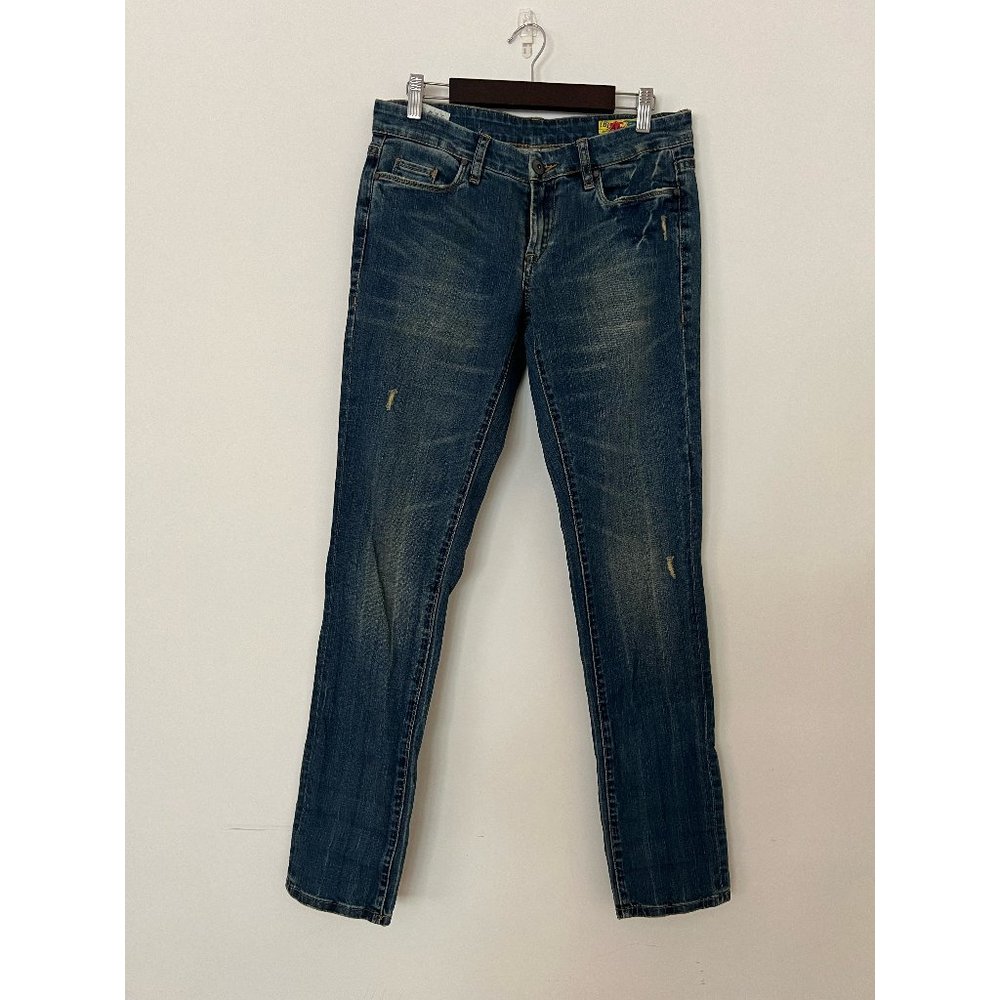 BlankNYC - Low Rise Skinny Jeans in Medium Wash - Size 28